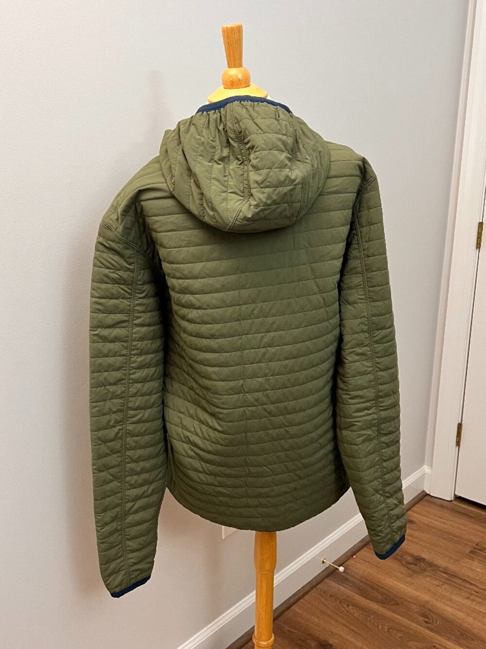 Relwen Windzip Hooded Jacket Utility Green Sz L - Picture 5 of 10